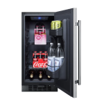 Summit 15-Inch 3.0 Cu. Ft. Commercial Outdoor Rated Beverage Refrigerator - Stainless Steel / Black Cabinet - SPR316OS - Image 3