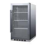 Summit 19-Inch 3.1 Cu. Ft. Shallow Depth Outdoor Compact Beverage Cooler - SCR1932BH34CSS - Image 2