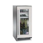 Perlick 15-Inch Signature Series Stainless Steel Panel Ready Glass Door Outdoor Beverage Center - Right Hinged - HP15BO-4-4R - Image 2