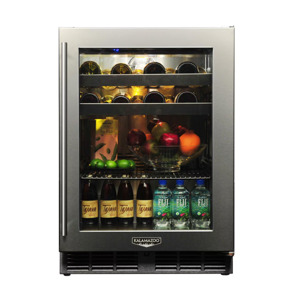 duttpack-39952 Kalamazoo Signature 24 Inch Outdoor Beverage Center - Right Hinge - Lock - K-HP24BO-4-3RL-S4 - Image 1