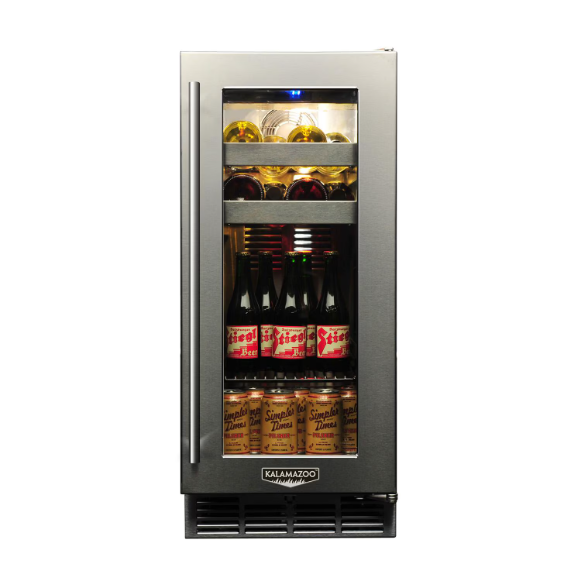 duttpack-39959 Kalamazoo Signature 15 Inch Outdoor Beverage Center - Right Hinge - Lock - K-HP15BO-4-3RL-S4 - Image 1