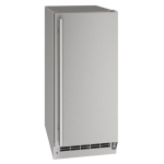 U-Line 15-Inch 55 Lb. Outdoor Rated Clear Ice Maker - Stainless Steel - UOCL115-SS01B