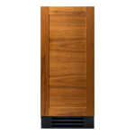 True 15 Inch 85 Lb. Right Hinge Outdoor Ice Maker - Overlay Ready - TUI-15-R-OP-D