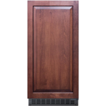 Summit Commercial 62 Lb. 15-Inch Outdoor Rated Clear Ice Maker With Drain Pump - Custom Panel Ready - BIM68OSPUMPIF - Image 2