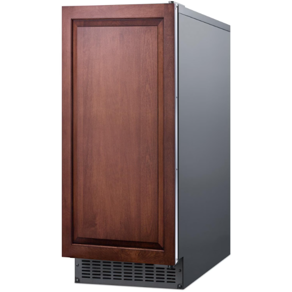 duttpack-40152 Summit Commercial 62 Lb. 15-Inch Outdoor Rated Clear Ice Maker With Gravity Drain - Custom Panel Ready - BIM68OSGDRIF - Image 1