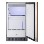 Summit ADA Height 18 Inch 60 Lb. Outdoor Clear Icemaker - Panel Ready - BIM182OSADAIF - Image 2