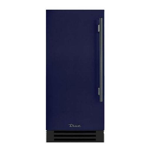 duttpack-40239 True 15 Inch 85 Lb. Left Hinge Outdoor Ice Maker - Cobalt w/ Pewter Handle - TUI-15-L-OP-D~DSK-078-H05 - Image 1