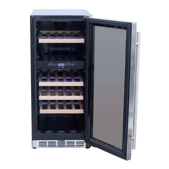duttpack-40320 Summerset 15 Inch Outdoor Rated Dual Zone Wine Cooler - RFR-15WD - Image 1