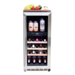 Summerset 15 Inch Outdoor Rated Dual Zone Wine Cooler - RFR-15WD - Image 2