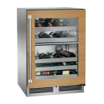 Perlick 24-Inch Signature Series Marine & Coastal Series Stainless Steel Panel Ready Glass Door Outdoor Dual-Zone Wine Reserve W/ Door Lock - Right Hinge - HP24DM-4-4RL - Image 2