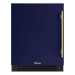 True ADA Height 24 Inch 40 Bottle Left Hinge Outdoor Wine Cabinet - Cobalt w/ Brass Handle - TUWADA-24-LS-A~078-H01