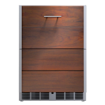 Kalamazoo Arcadia 24 Inch Dual-Zone Outdoor Refrigerator / Wine Chiller - Right Hinge - Ipe Finish - Marine-Grade - K-HP24CO-2KDR-IPE-M6