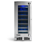 Lynx 15-in 2.7 Cu. Ft. Outdoor Wine Refrigerator w/ Lock - LN15WINE