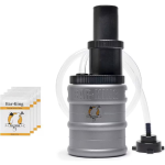 Zephyr Presrv 24 Inch Outdoor Kegerator & Beverage Cooler Double Tap w/ Line Cleaning Kit - PRKB24C01AS-OD - Image 10