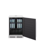 Zephyr Presrv 24 Inch Outdoor Kegerator & Beverage Cooler Double Tap on Rolling Casters w/ Line Cleaning Kit - PRKB24C01AS-OD - Image 6