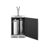 Zephyr Presrv 24 Inch Outdoor Kegerator & Beverage Cooler Triple Tap w/ Line Cleaning Kit - PRKB24C01AS-OD - Image 6