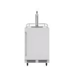 Zephyr Presrv 24 Inch Outdoor Kegerator & Beverage Cooler Triple Tap on Rolling Casters w/ Line Cleaning Kit - PRKB24C01AS-OD - Image 2