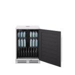 Zephyr Presrv 24 Inch Outdoor Kegerator & Beverage Cooler Triple Tap on Rolling Casters w/ Line Cleaning Kit - PRKB24C01AS-OD - Image 7