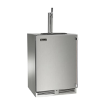 Perlick 24-Inch Signature Series Stainless Steel Single Tap Outdoor Beverage Dispenser - Left Hinged - HP24TO-4-1L-1