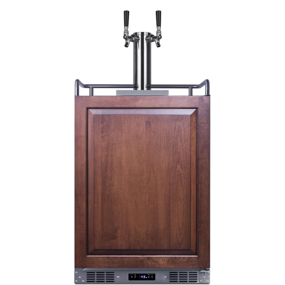 duttpack-40846 Summit 24-Inch 5.6 Cu. Ft. Built-In Cold Brew Coffee Kegerator - Custom Panel - SBC682PNRCFTWIN - Image 1