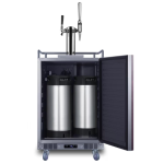 Summit 24-Inch 5.6 Cu. Ft. Built-In Cold Brew/Nitro Coffee Kegerator - Custom Panel - SBC682PNRCMTWIN - Image 4