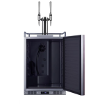 Summit 24-Inch 5.6 Cu. Ft. Built-In Nitro Coffee Kegerator - Custom Panel - SBC682PNRNCFTWIN - Image 3