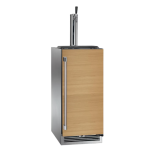 Perlick 15-Inch Signature Series Stainless Steel Panel Ready Outdoor Beverage Dispenser w/ Door Lock - Right Hinged - HP15TO-4-2RL-1