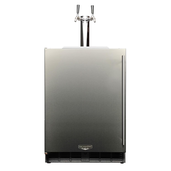 duttpack-41041 Kalamazoo Signature 24 Inch Refrigerated Keg Tapper - Left Hinge - Lock - 2 Tap - Marine-Grade - K-HP24TO-4-1LL-2-M6 - Image 1