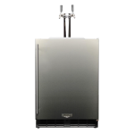 Kalamazoo Signature 24 Inch Refrigerated Keg Tapper - Right Hinge - 2 Tap - Marine-Grade - K-HP24TO-4-1R-2-M6