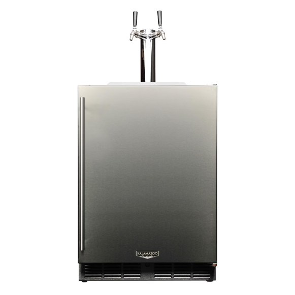 duttpack-41046 Kalamazoo Signature 24 Inch Refrigerated Keg Tapper - Right Hinge - 2 Tap - K-HP24TO-4-1R-2-S4 - Image 1
