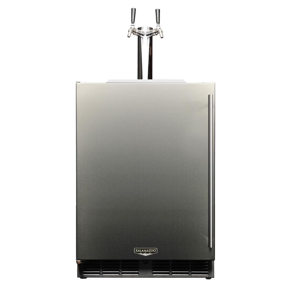 duttpack-41047 Kalamazoo Signature 24 Inch Refrigerated Keg Tapper - Left Hinge - 2 Tap - K-HP24TO-4-1L-2-S4 - Image 1