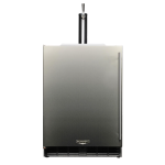 Kalamazoo Signature 24 Inch Refrigerated Keg Tapper - Left Hinge - Lock - 1 Tap - K-HP24TO-4-1LL-1-S4