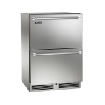Perlick 24-Inch Signature Series Stainless Steel Outdoor Freezer Drawers - HP24FO-4-5