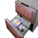 Summit 24-Inch 3.7 Cu. Ft. 2-Drawer All-Freezer, ADA Compliant - Custom Panel - ADFD243CSS - Image 5