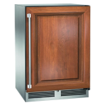 Perlick 24-Inch Signature Series Marine & Coastal Series Stainless Steel Panel Ready Outdoor Freezer W/ Door Lock - Right Hinge - HP24FM-4-2RL