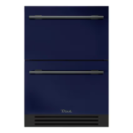 True 24 Inch 4.2 Cu. Ft. Outdoor Freezer Drawer - Cobalt w/ Pewter Handles - TUF-24D-OP-C~DSK-078-H05