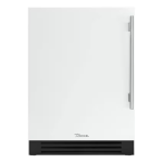 True 24 Inch 4.2 Cu. Ft. Left Hinge Outdoor Freezer - Matte White w/ Stainless Steel Handles - TUF-24-L-OP-C~DSK-030-H04