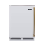 Perlick 24 Inch 5.2 Cu. Ft. Signature Series Stainless Steel Outdoor Freezer w/ Factory Installed Matte White Solid Door - Right Hinge