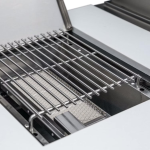 Mont Alpi Deluxe Series 10 Ft Natural Gas Outdoor Kitchen Island w/ Side Burner & Refrigerator (Ships Propane w/ Conversion Kit) - Image 7