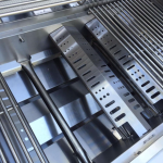 Mont Alpi Black Series 10 Ft Natural Gas Outdoor Kitchen Island w/ Side Burner & Refrigerator (Ships Propane w/ Conversion Kit) - Image 11