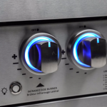 Mont Alpi Deluxe Series 9 Ft Propane Outdoor Kitchen Island w/ Side Burner & Refrigerator - Image 6