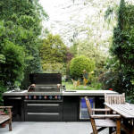 Mont Alpi Black Series 11 Ft Natural Gas Outdoor Kitchen Island w/ Side Burner & Beverage Center (Ships Propane w/ Conversion Kit) - Image 2