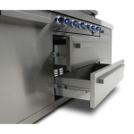 Mont Alpi Original Series 11 Ft Propane Outdoor Kitchen Island w/ Side Burner & Beverage Center - MAi805-BEV - Image 14