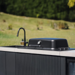 Everdure 9 Ft Outdoor Kitchen Island w/ Marine Grade Aluminum Cabinets in Black - Image 18