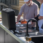 Everdure 9 Ft Outdoor Kitchen Island w/ Marine Grade Aluminum Cabinets in Black - Image 20