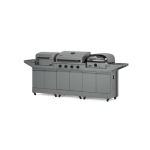 TYTUS Modular Grilling Collection 4-Burner Gas Grill, Pellet Smoker, and Pizza Oven w/ Cart - TDT-BUN-008 - Image 9