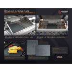 Mont Alpi Deluxe Series 11 Ft Propane Outdoor Kitchen Island w/ Side Burner, Beverage Center & Fridge - MAi805-DBEVFC - Image 27