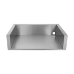 BBQGuys Signature 10 Ft Outdoor Kitchen Island w/ 32 Inch Propane Blaze LTE+ Grill & Griddle & Narrow Trash Bin | Alaska Gray w/ Black Granite - Image 22