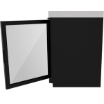 Everdure 6 1/2 Ft Outdoor Kitchen Island w/ Marine Grade Aluminum Cabinets  in Black - Image 9