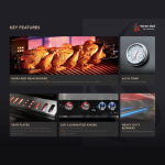 Mont Alpi Deluxe Series 8 Ft L-Shaped Natural Gas Outdoor Kitchen Island w/ Side Burner & Fridge (Ships Propane w/ Conversion Kit) - Image 15